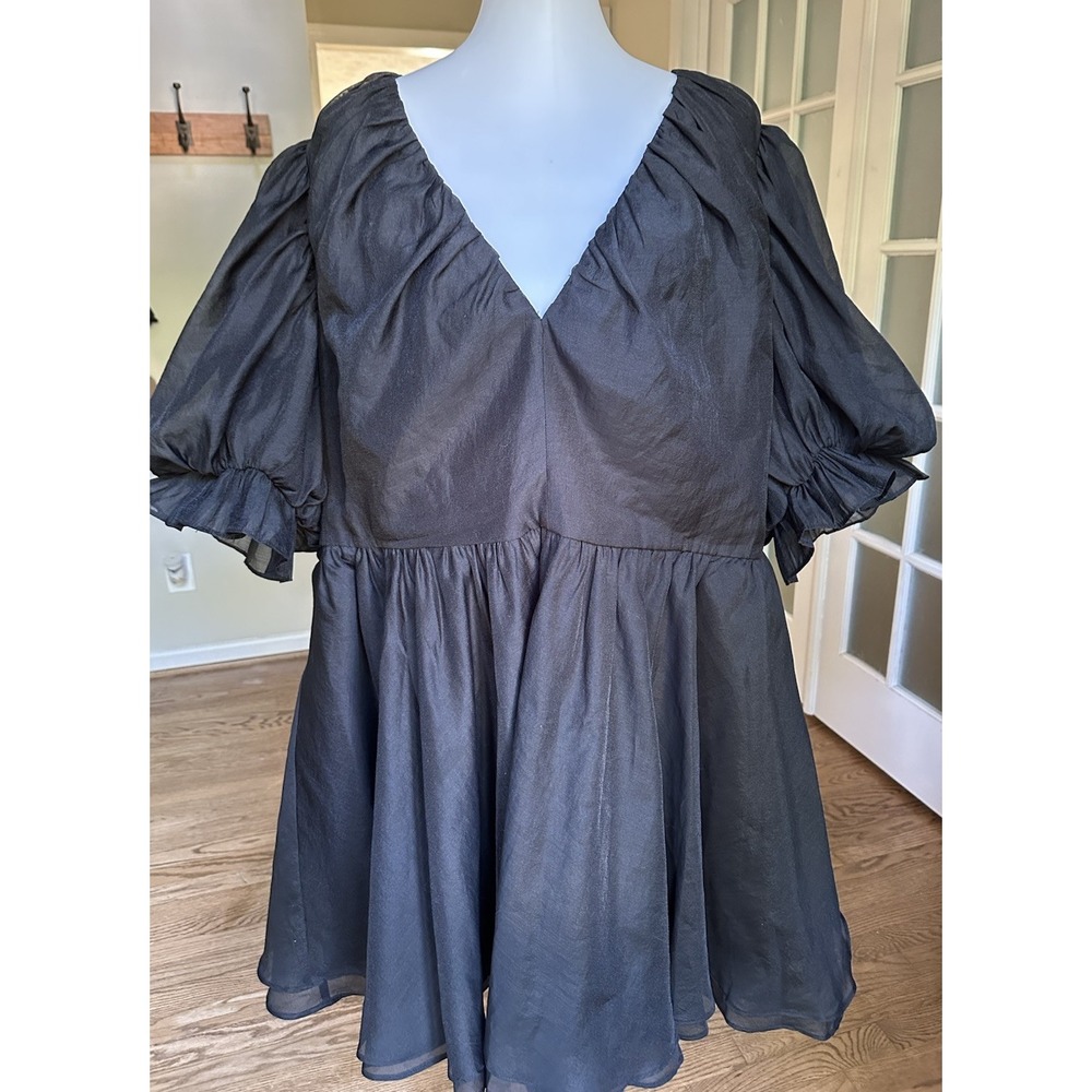 ASOS Plus Size Black Mini Dress